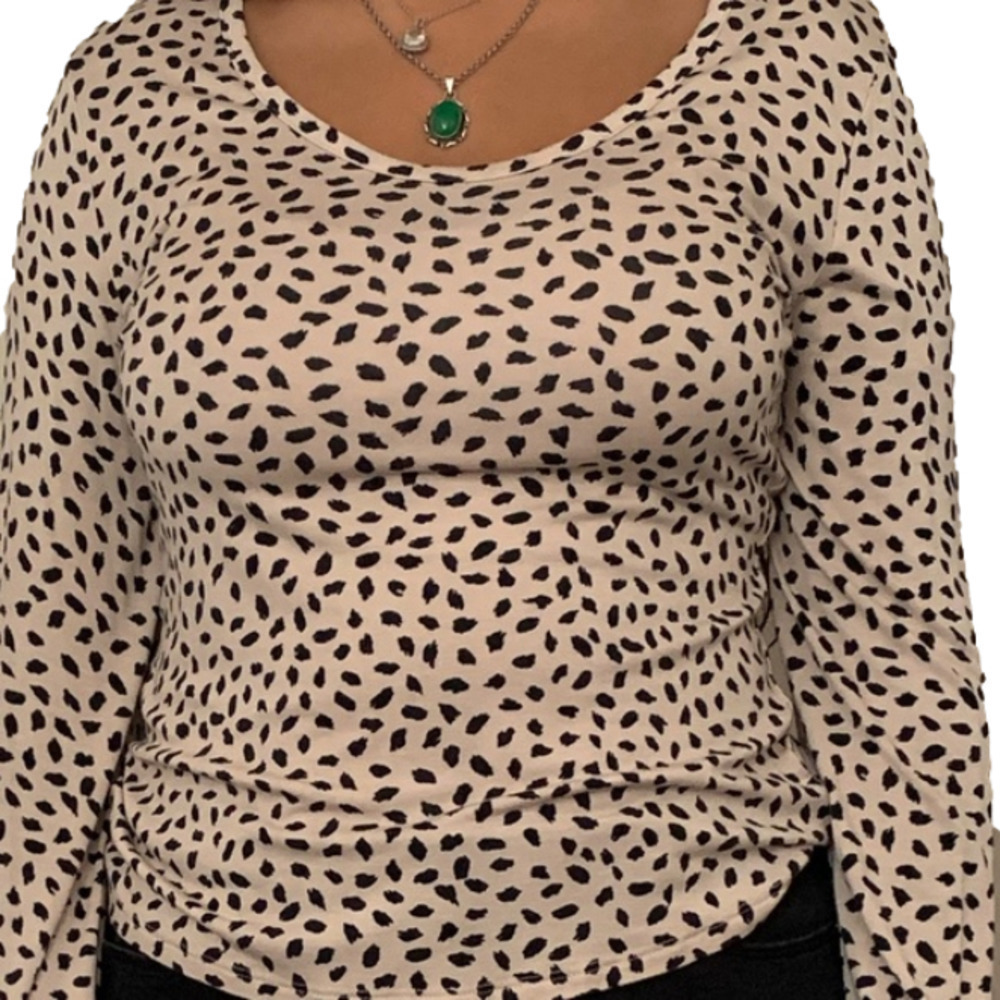 Maurice’s Leopard top. Lightweight and soft